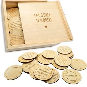 Wooden Date Night Idea Box
